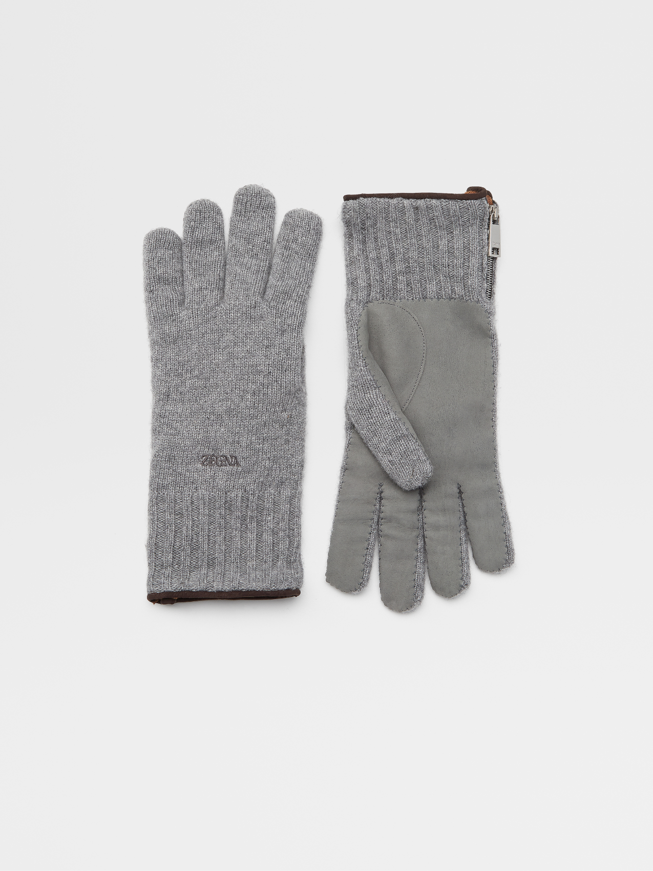 灰色 Oasi Cashmere 手套